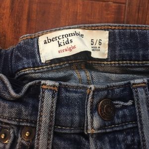Boys 5/6 Abercrombie & Fitch kids straight jeans